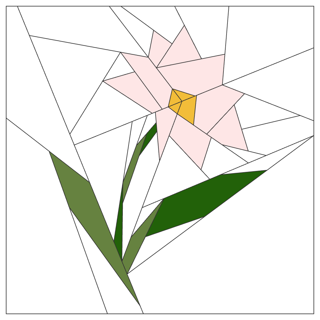 12 Flower Foundation Paper Piecing Pattern Bundle | PDF Quilt Patterns