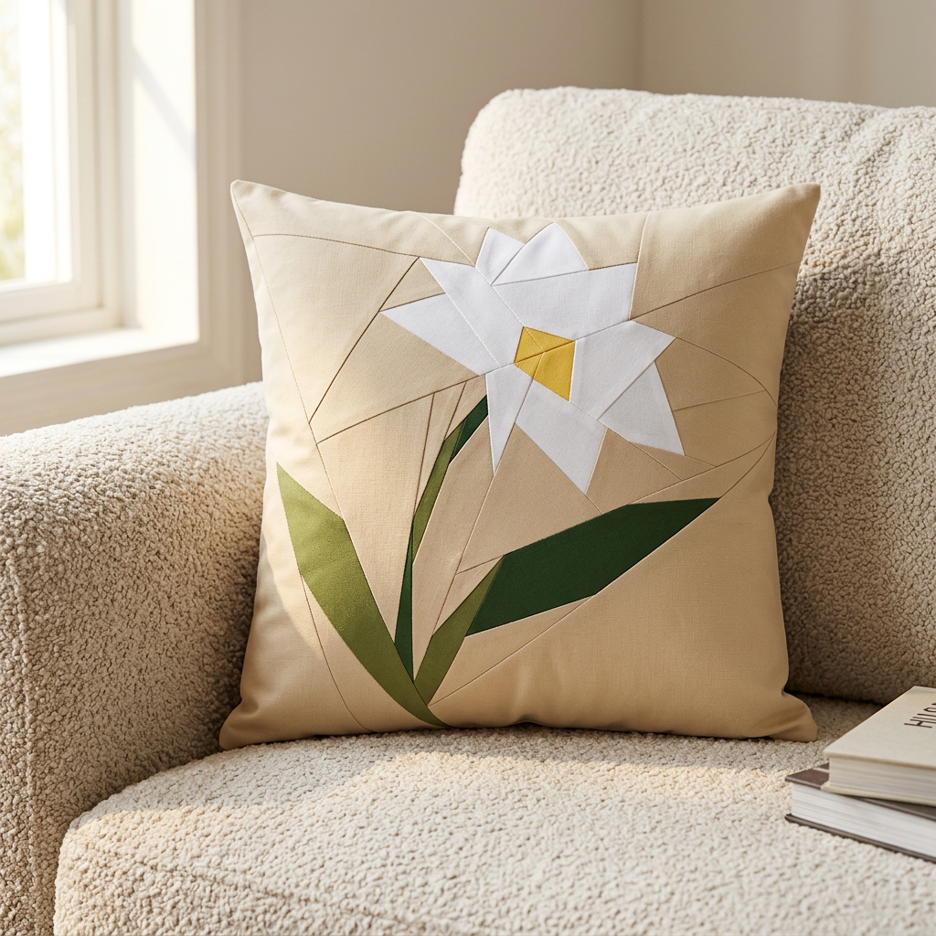Daisy FPP Quilt Block Pattern / 4 Sizes Included – PDF Download