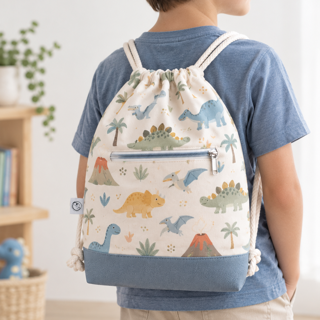 Drawstring Backpack Kids / Adult, 2 different sizes.