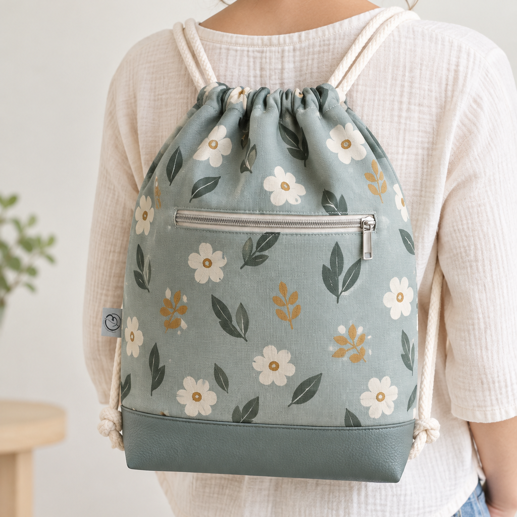Drawstring Backpack Kids / Adult, 2 different sizes.