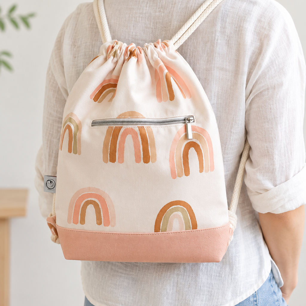Drawstring Backpack Kids / Adult, 2 different sizes.