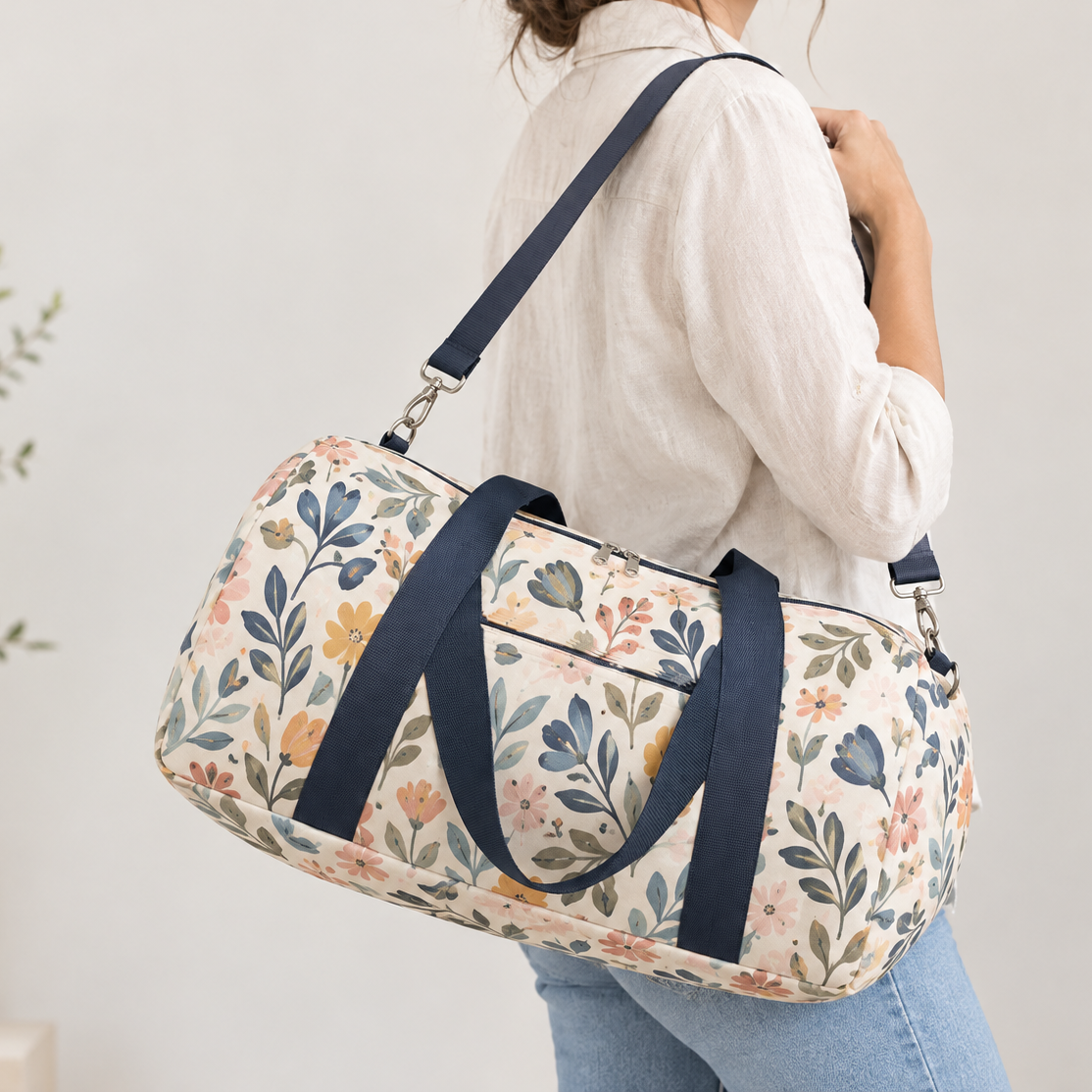 Duffel Bag Sewing Pattern/ 3 sizes with YouTube tutorial
