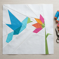 flower and bird colourful fpp pattern on the table 