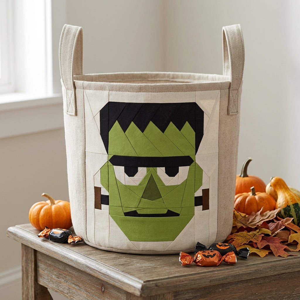 Frankenstein FPP Quilt Block Pattern – PDF Download | 4 Sizes Included