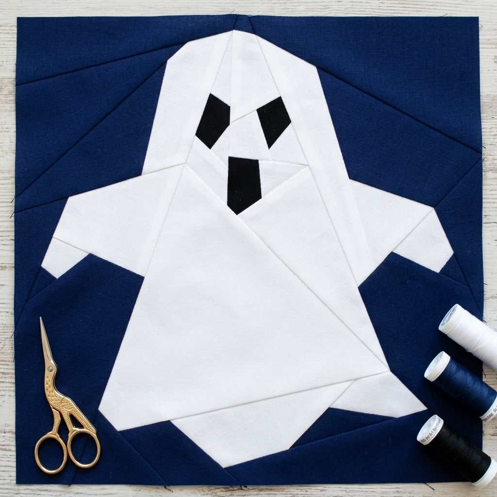 Ghost FPP Quilt Block Pattern – PDF Download | 4 Sizes Included