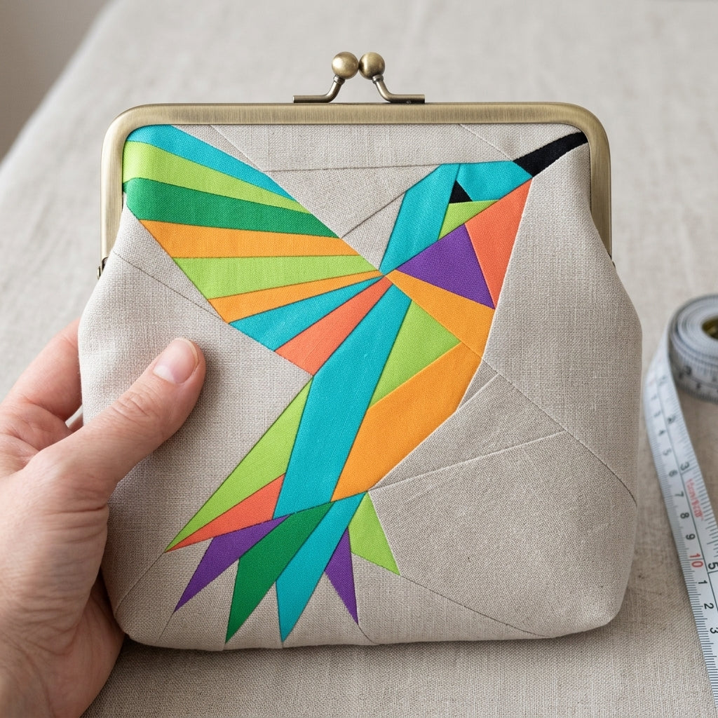 Hummingbird FPP Quilt Block Pattern – PDF Download | 4 Sizes Included