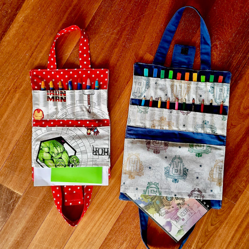 Crayon Bag Pattern / 2 sizes