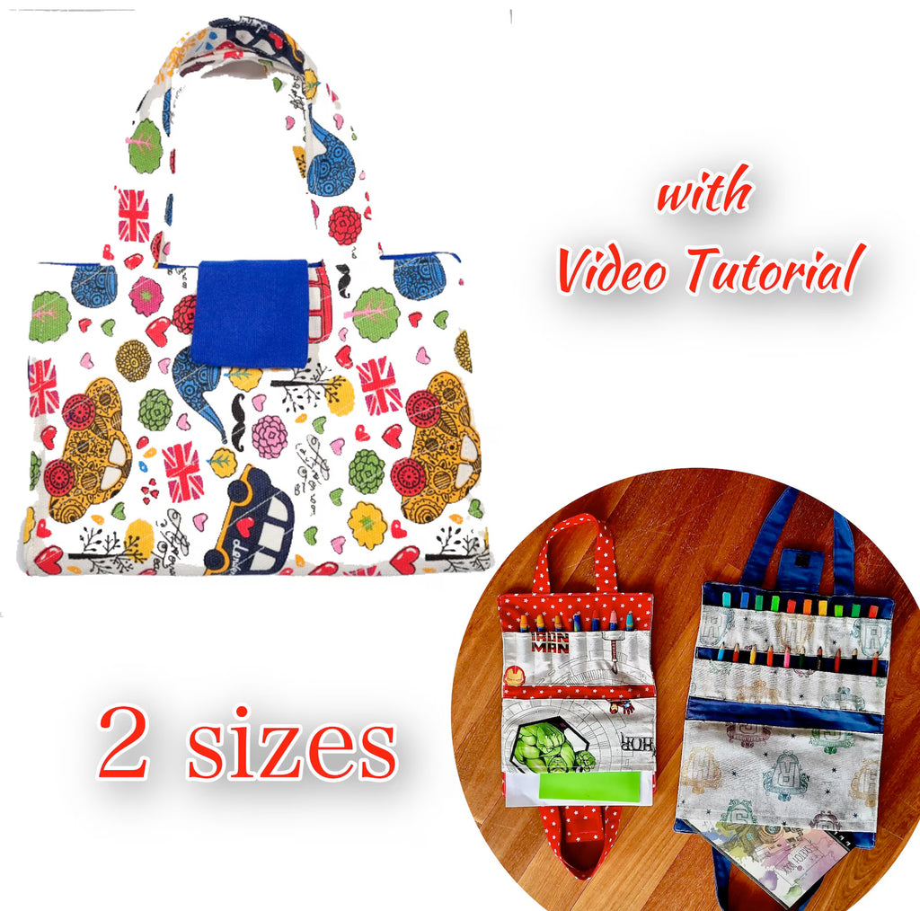 Crayon Bag Pattern / 2 sizes