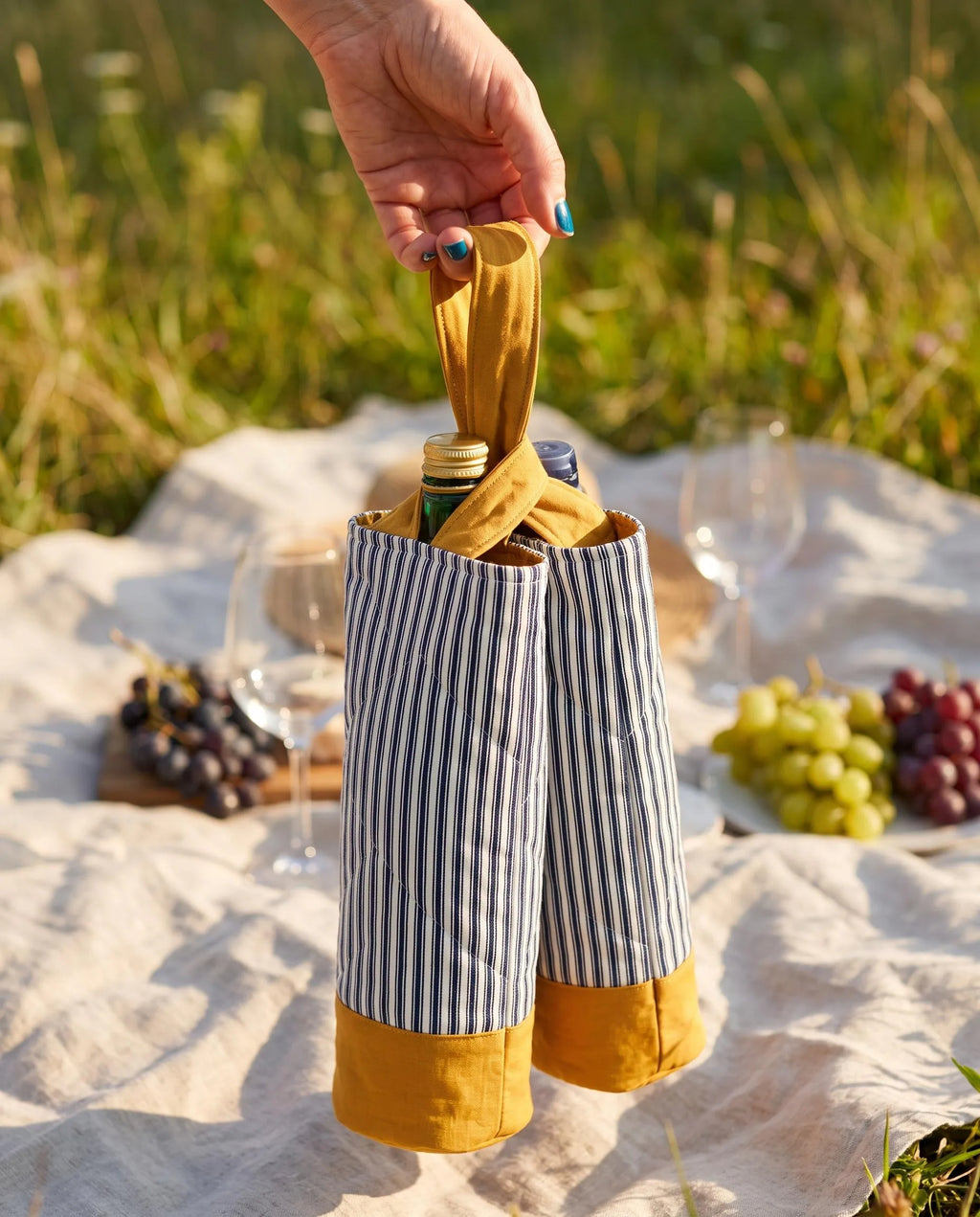 Wine Bottle Carrier Pattern/ 3 Variation