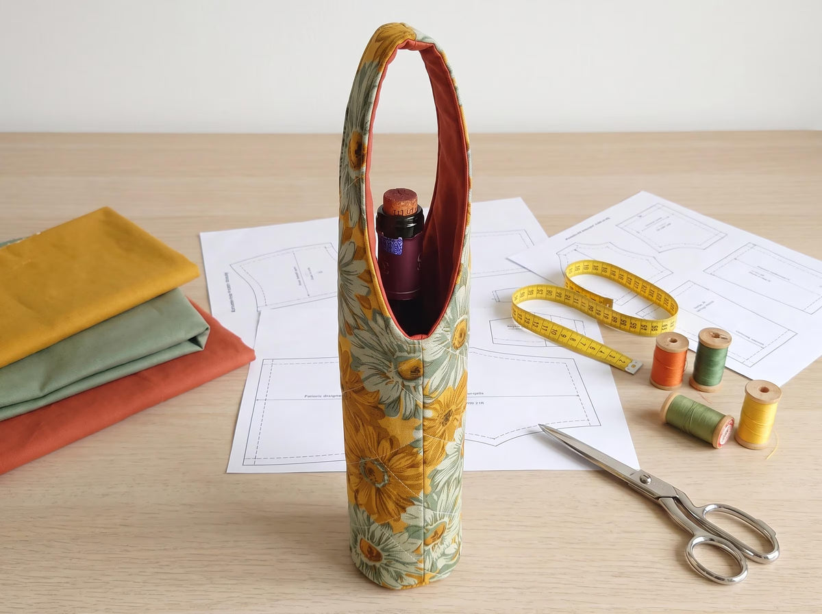 Wine Bottle Carrier Pattern/ 3 Variation