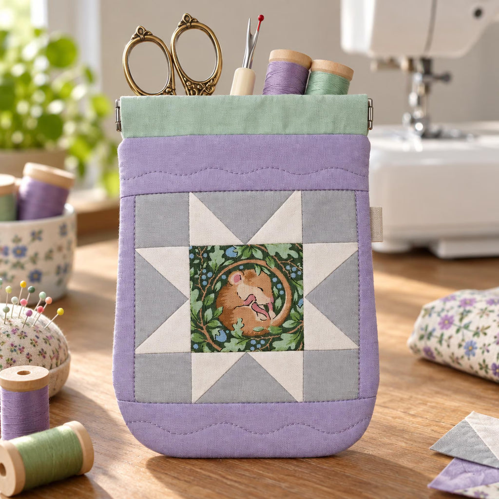 Glasses/Pencilcase Pouch PDF Sewing Pattern and Paper Piecing Pattern
