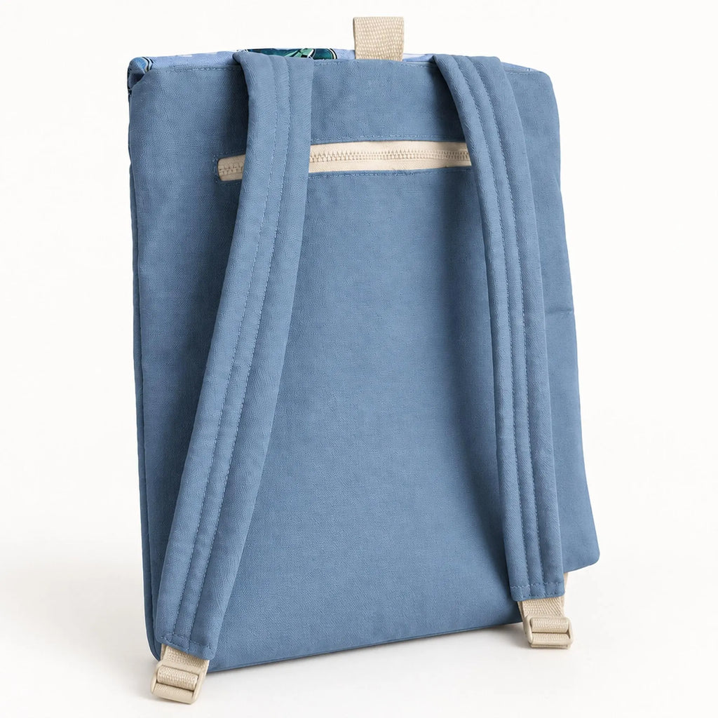 Backpack Sewing Pattern PDF, Flap Rucksack Sewing Pattern in 2 Sizes, Canvas Laptop and School Backpack with Zipper Pockets