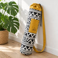 Yoga Mat Bag Sewing Pattern PDF, Yoga Tote Bag Pattern, Drawstring Mat Carrier with Pocket, Zipper Tote, Canvas Bag Set, Video Tutorial