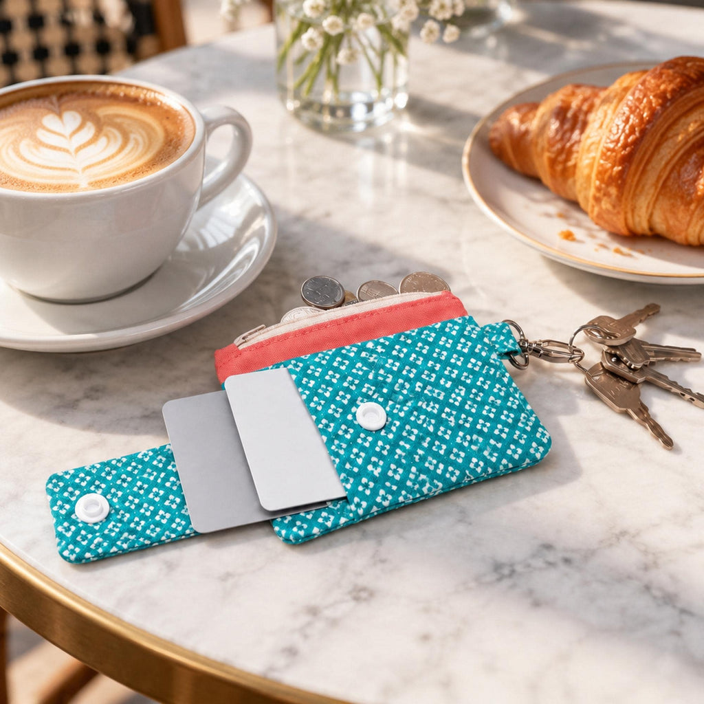 Card Wallet with ID Pocket/ Coin purse