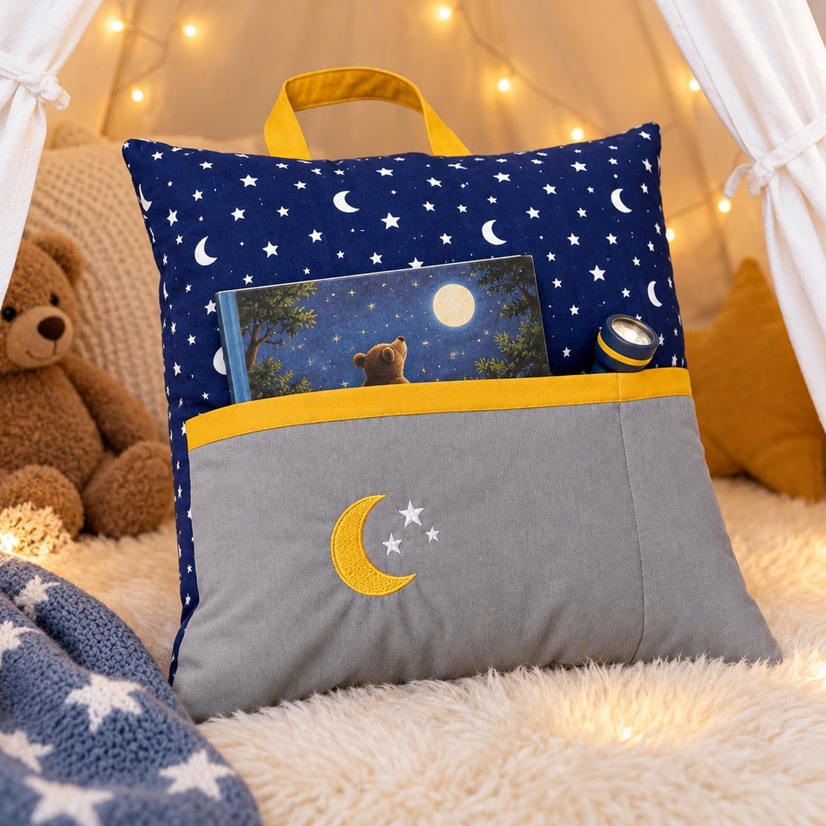 Reading Pillow sewing pattern – Emel's Handicraft