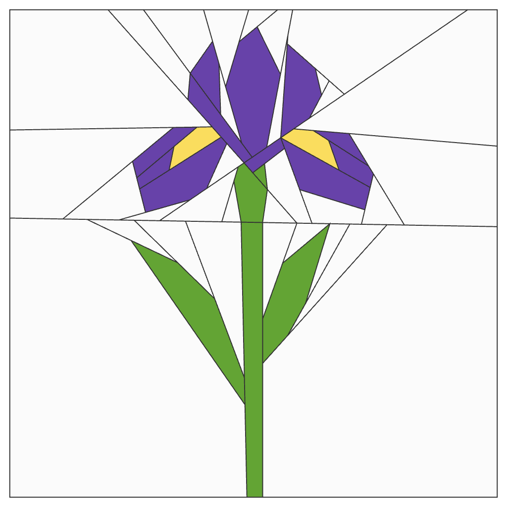 12 Flower Foundation Paper Piecing Pattern Bundle | PDF Quilt Patterns