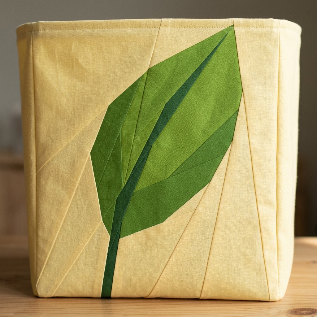 Leaf FPP Quilt Block Pattern / 4 Sizes Included – PDF Download