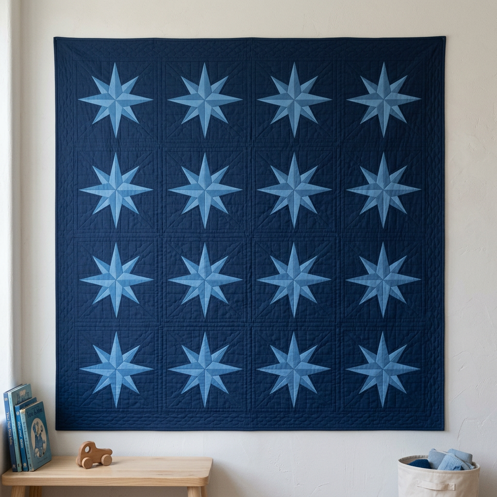 Northstar FPP Quilt Block Pattern – PDF Download | 4 Sizes Included