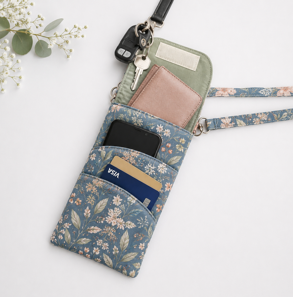 Crossbody Phone Bag PDF Pattern/ 2 different sizes