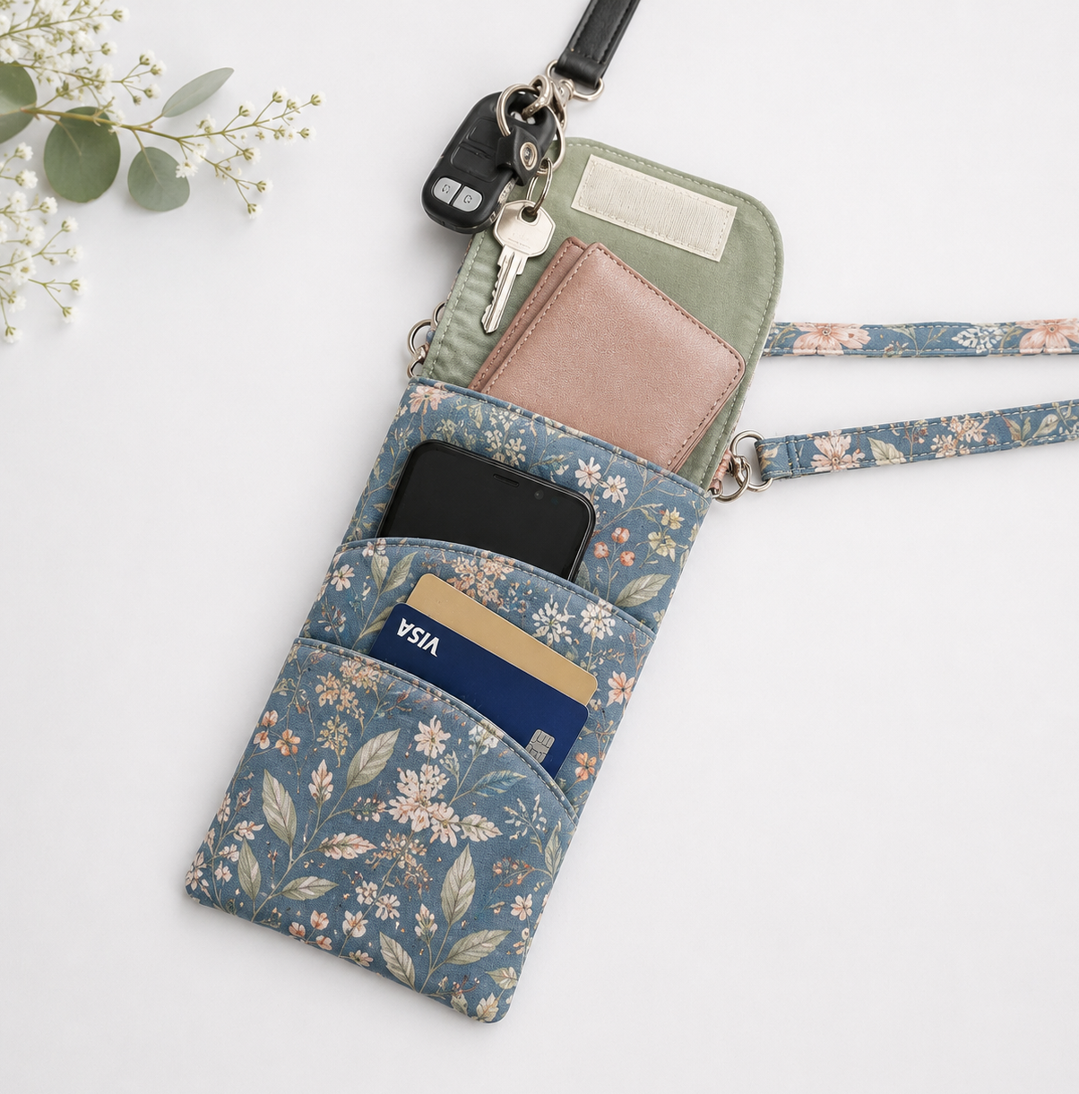 Crossbody Phone Bag PDF Pattern/ 2 different sizes