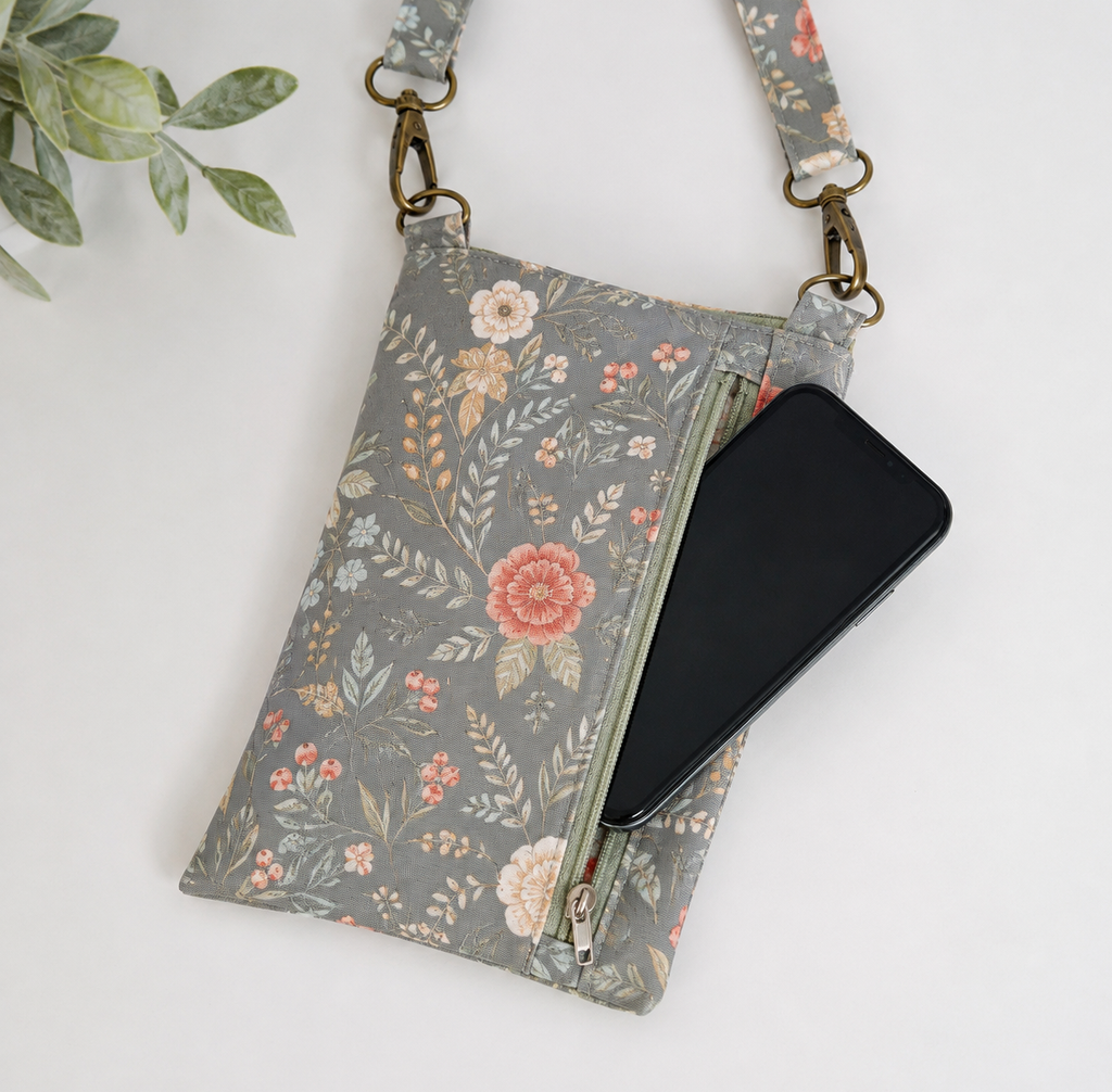 Crossbody Phone Bag PDF Pattern/ 2 different sizes