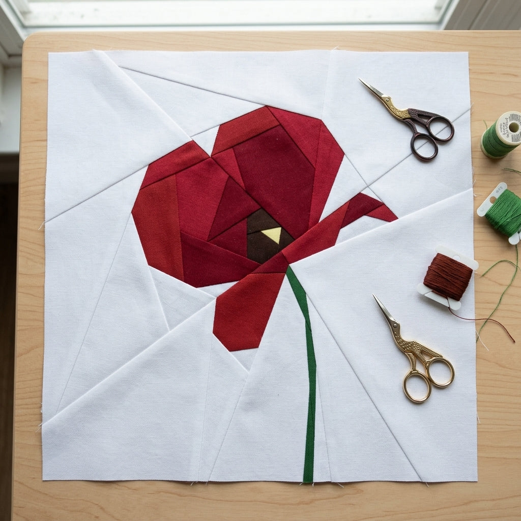 12 Flower Foundation Paper Piecing Pattern Bundle | PDF Quilt Patterns