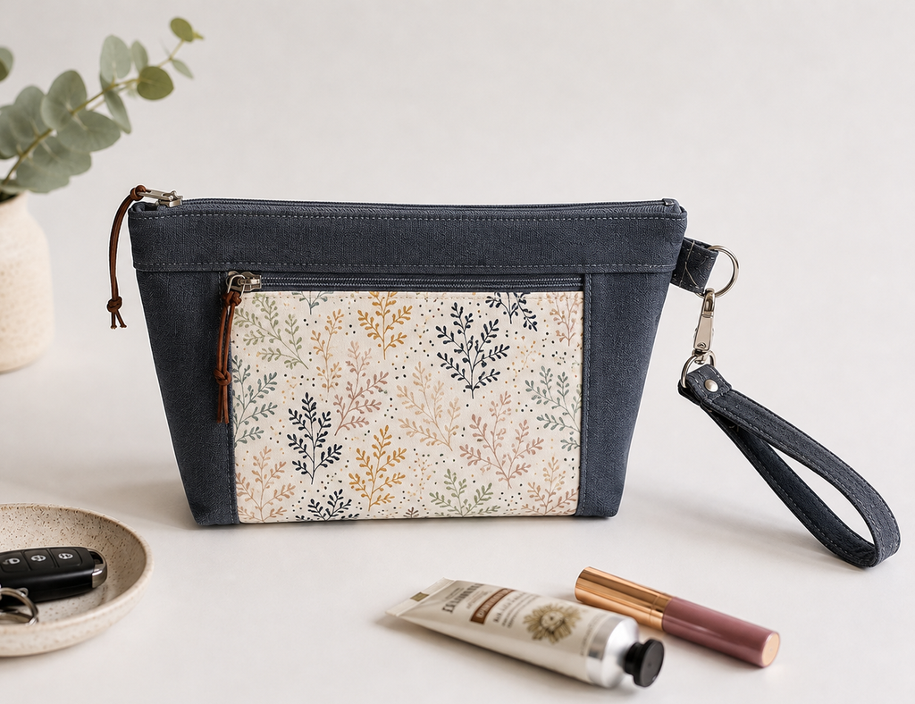 Double Zipper Pouch Pattern/3 Sizes with tutorial