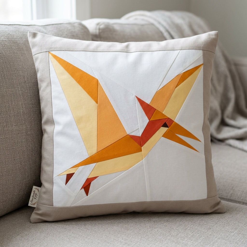 Pteranodon Quilt Block Pattern – Dinosaur Quilt Block - PDF Download | 4 Sizes Included