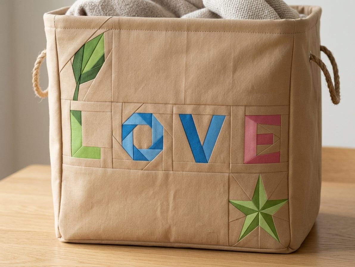 Alphabet FPP Quilt Pattern Multible sizes – PDF Download | 4 Sizes Included | 44 Characters