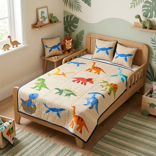 10 Dinosaur FPP Pattern Bundle | Foundation Paper Piecing Quilt Blocks | 4 Sizes | PDF Download