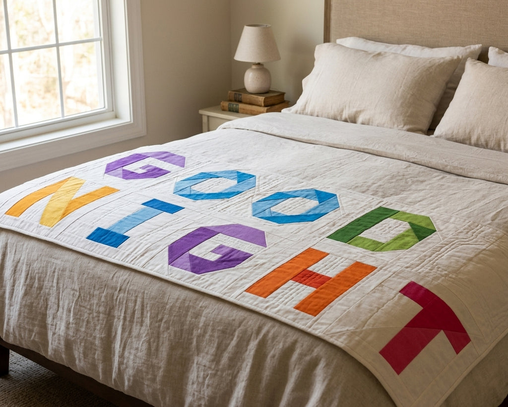 Alphabet FPP Quilt Pattern Multible sizes – PDF Download | 4 Sizes Included | 44 Characters