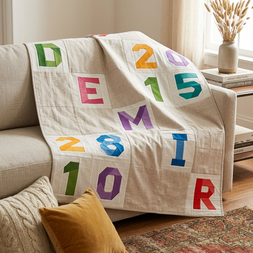 Alphabet FPP Quilt Pattern Multible sizes – PDF Download | 4 Sizes Included | 44 Characters