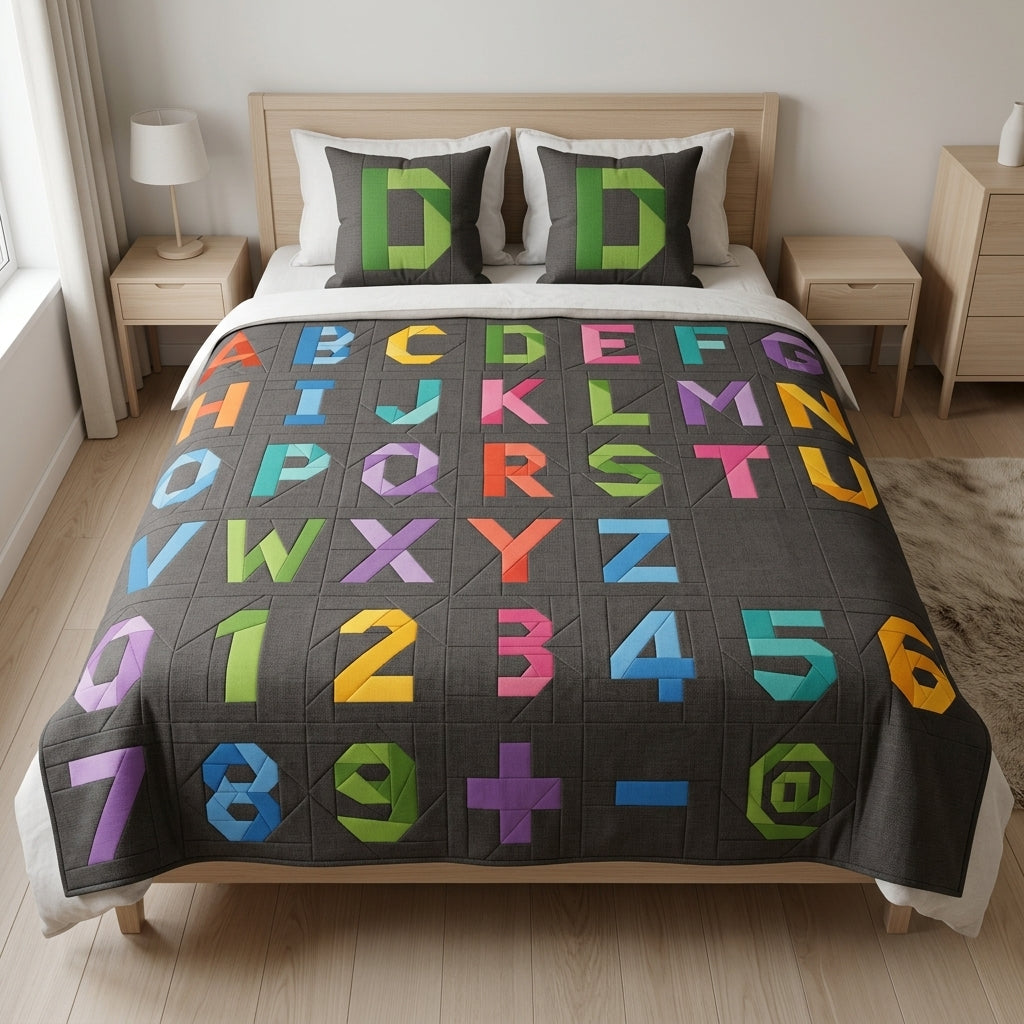 Alphabet FPP Quilt Pattern Multible sizes – PDF Download | 4 Sizes Included | 44 Characters