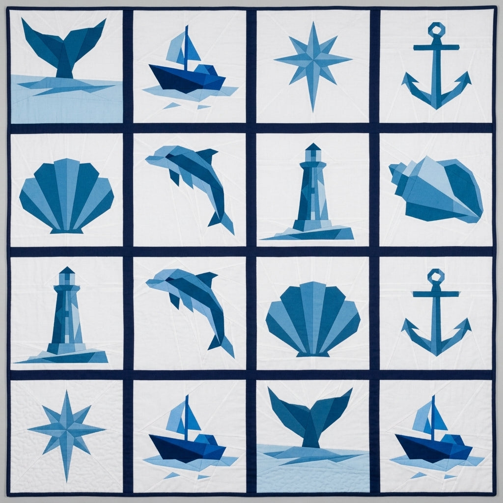 8 Nautica Foundation Paper Piecing Pattern Bundle | PDF Quilt Patterns