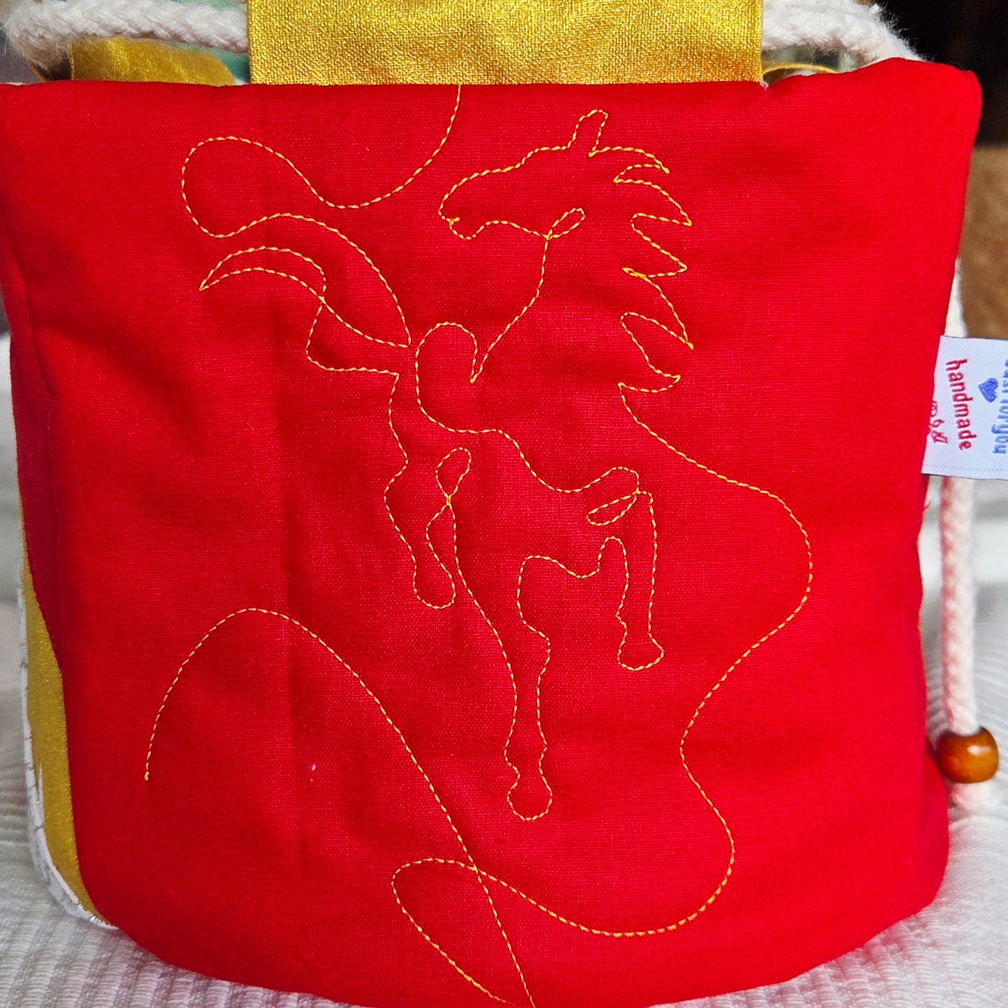 Horse Quilt Block Embroidery Design