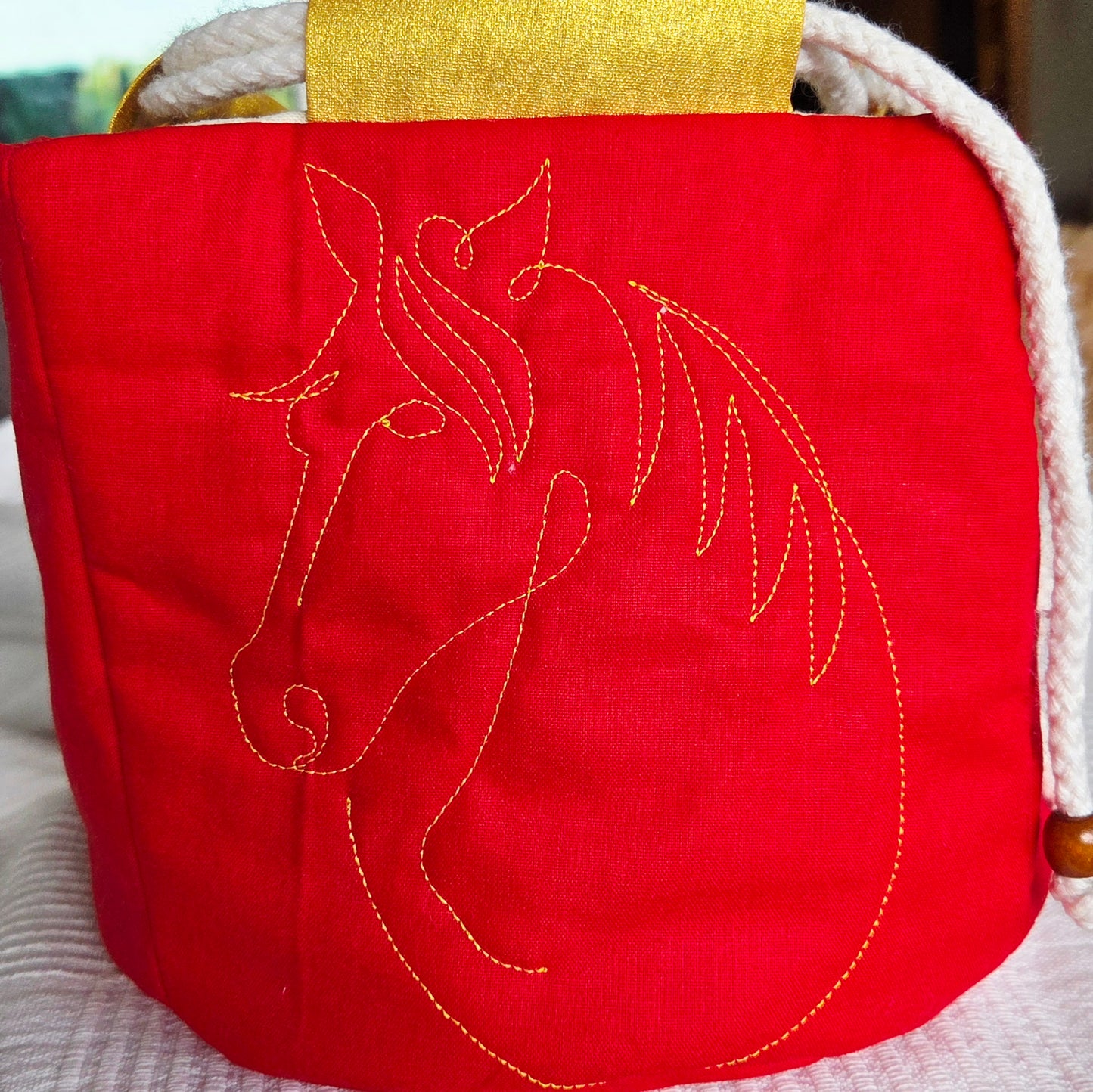 Horse Quilt Block Embroidery Design