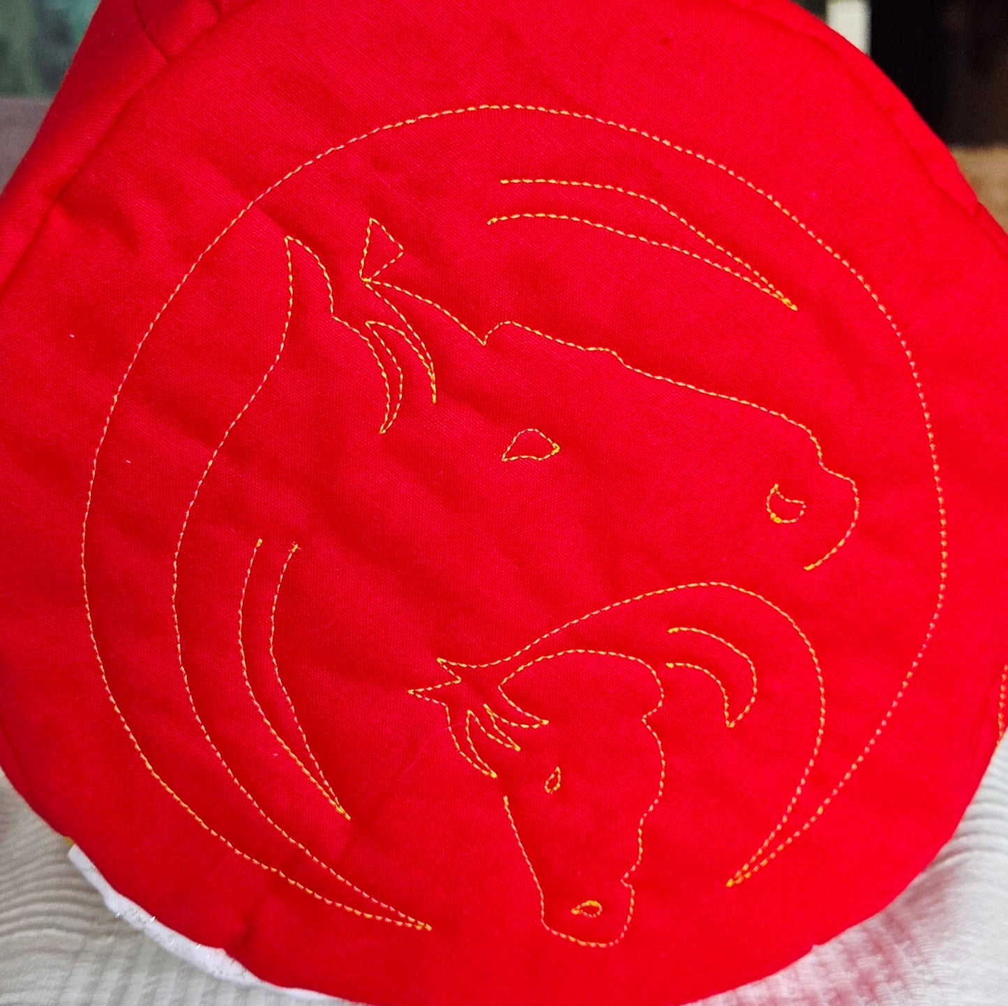 Horse Quilt Block Embroidery Design