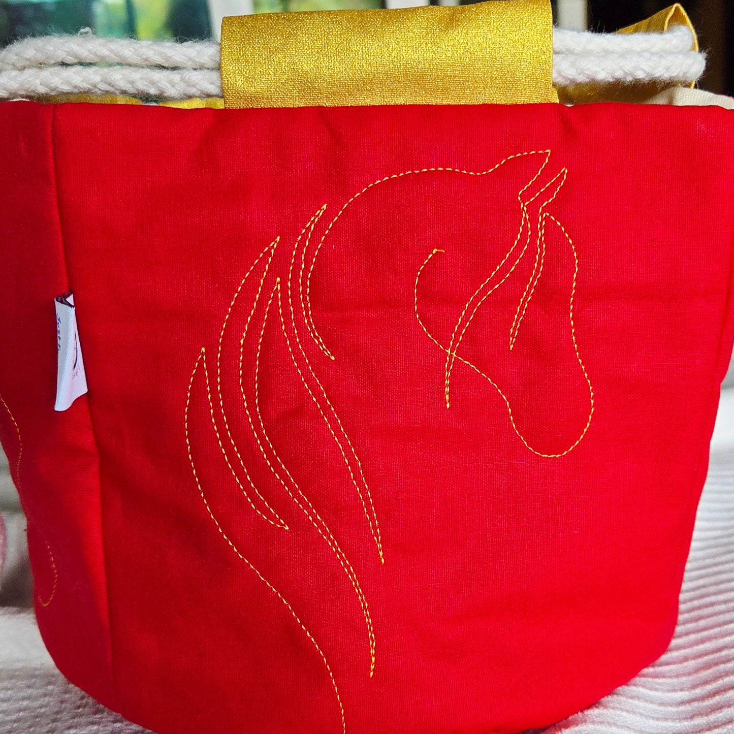 Horse Quilt Block Embroidery Design