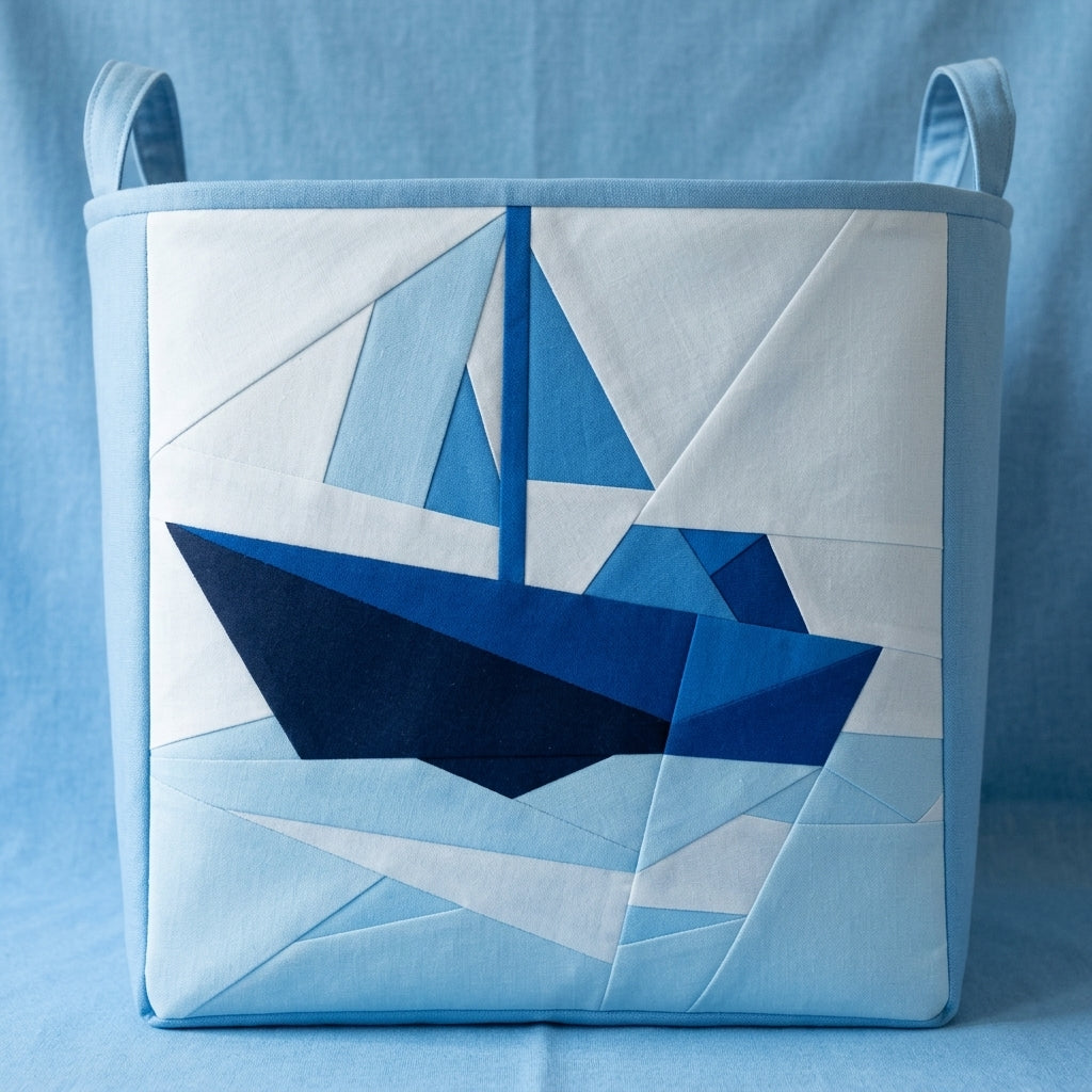 Sail FPP Quilt Block Pattern – PDF Download | 4 Sizes Included