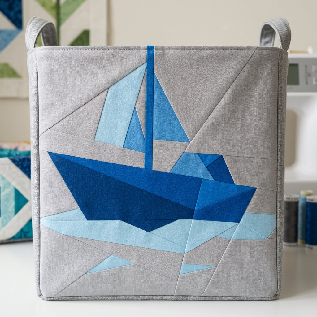 Sail FPP Quilt Block Pattern – PDF Download | 4 Sizes Included