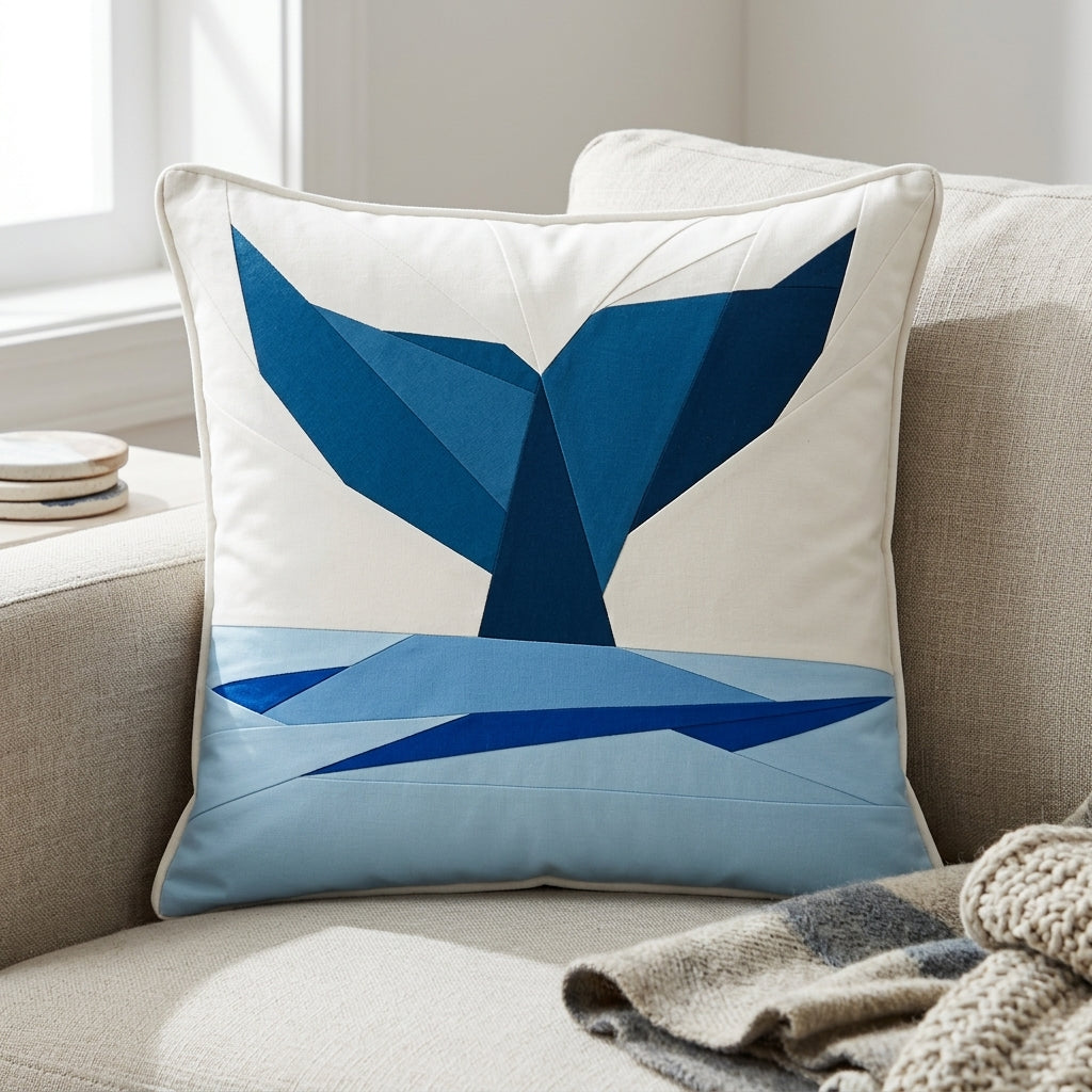 Whale Tail FPP Quilt Block Pattern – PDF Download | 5 Sizes Included