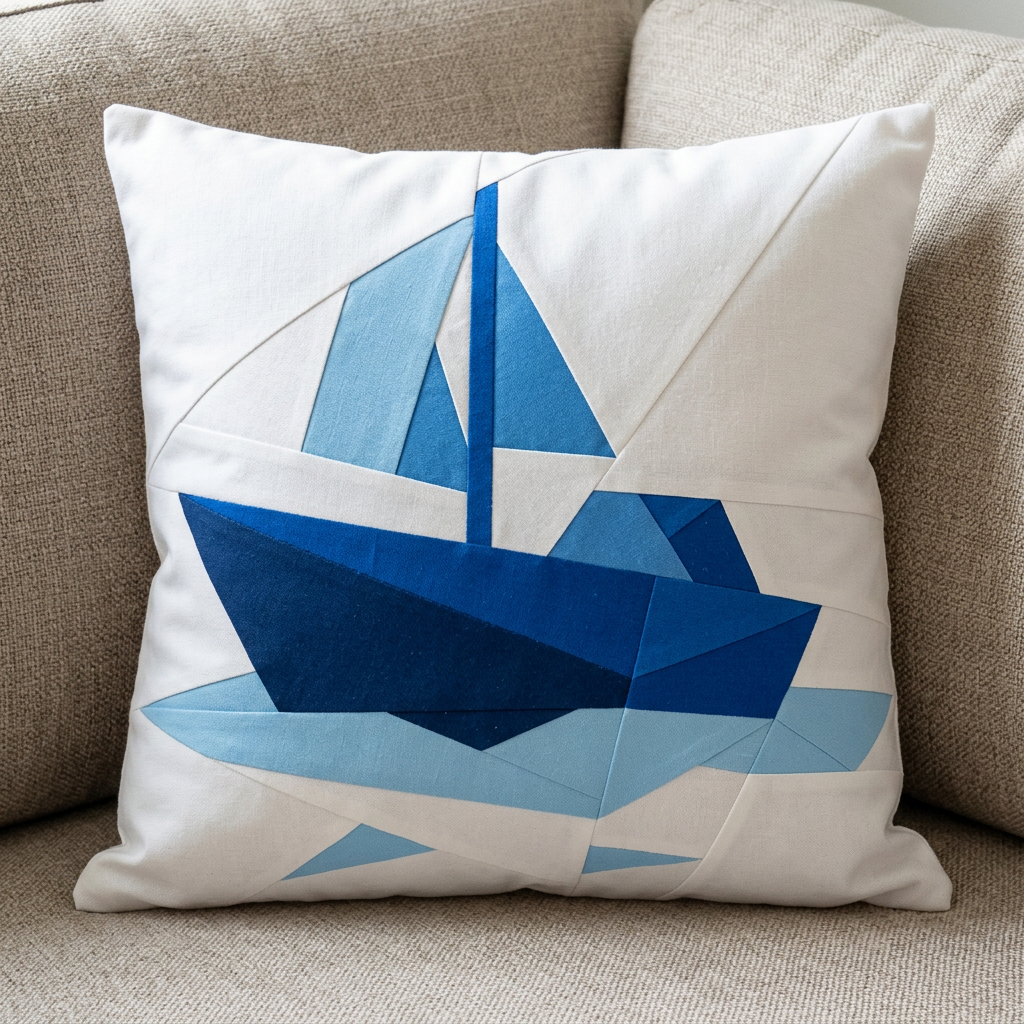 Sail FPP Quilt Block Pattern – PDF Download | 4 Sizes Included