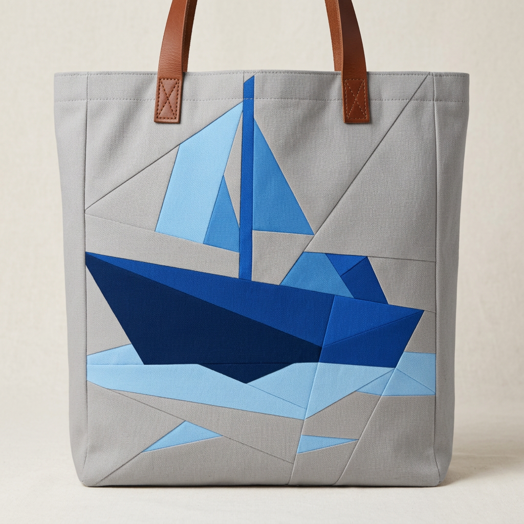 Sail FPP Quilt Block Pattern – PDF Download | 4 Sizes Included