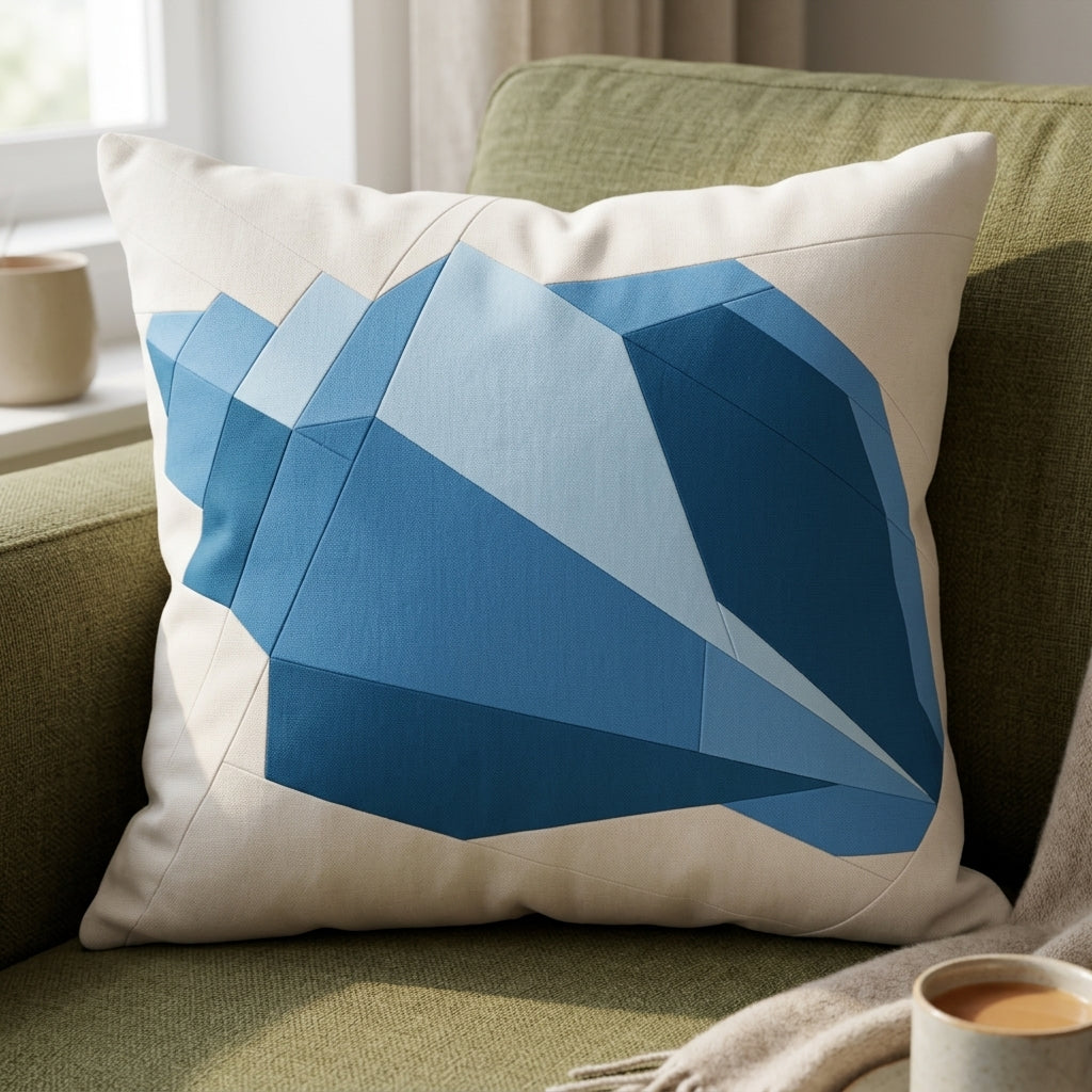 Seashell FPP Quilt Block Pattern – PDF Download | 4 Sizes Included
