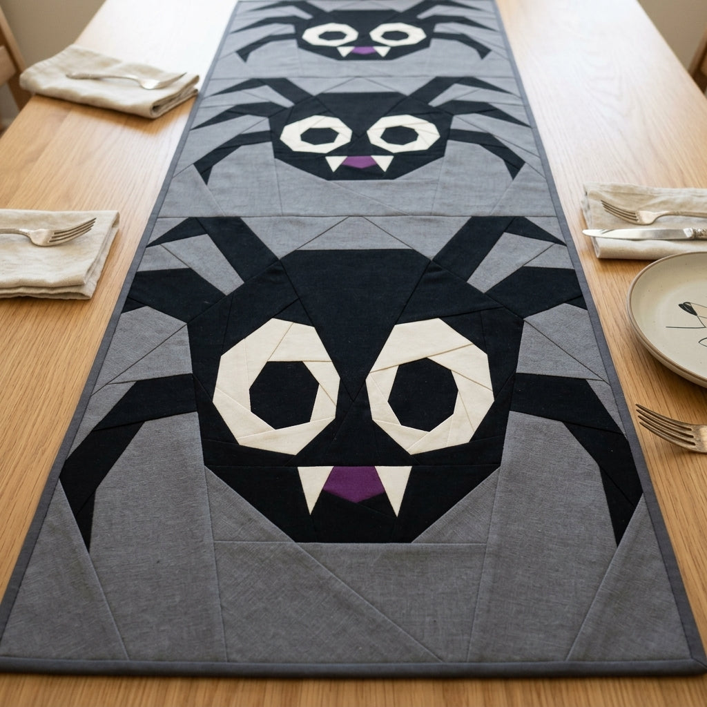 Spider FPP Quilt Block Pattern – PDF Download | 4 Sizes Included