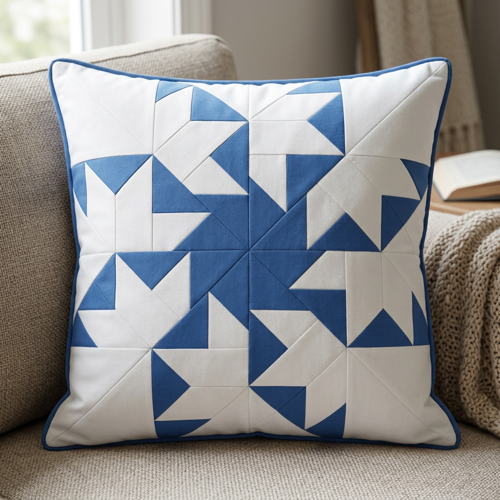 Aurora Star FPP Quilt Block Pattern – PDF Download | 5 Sizes Included