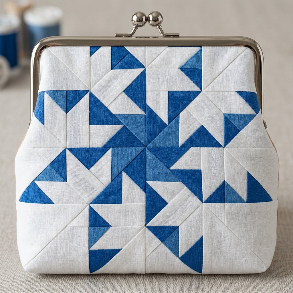 Aurora Star FPP Quilt Block Pattern – PDF Download | 5 Sizes Included