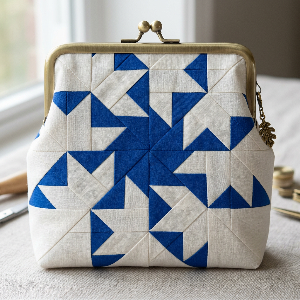 Aurora Star FPP Quilt Block Pattern – PDF Download | 5 Sizes Included