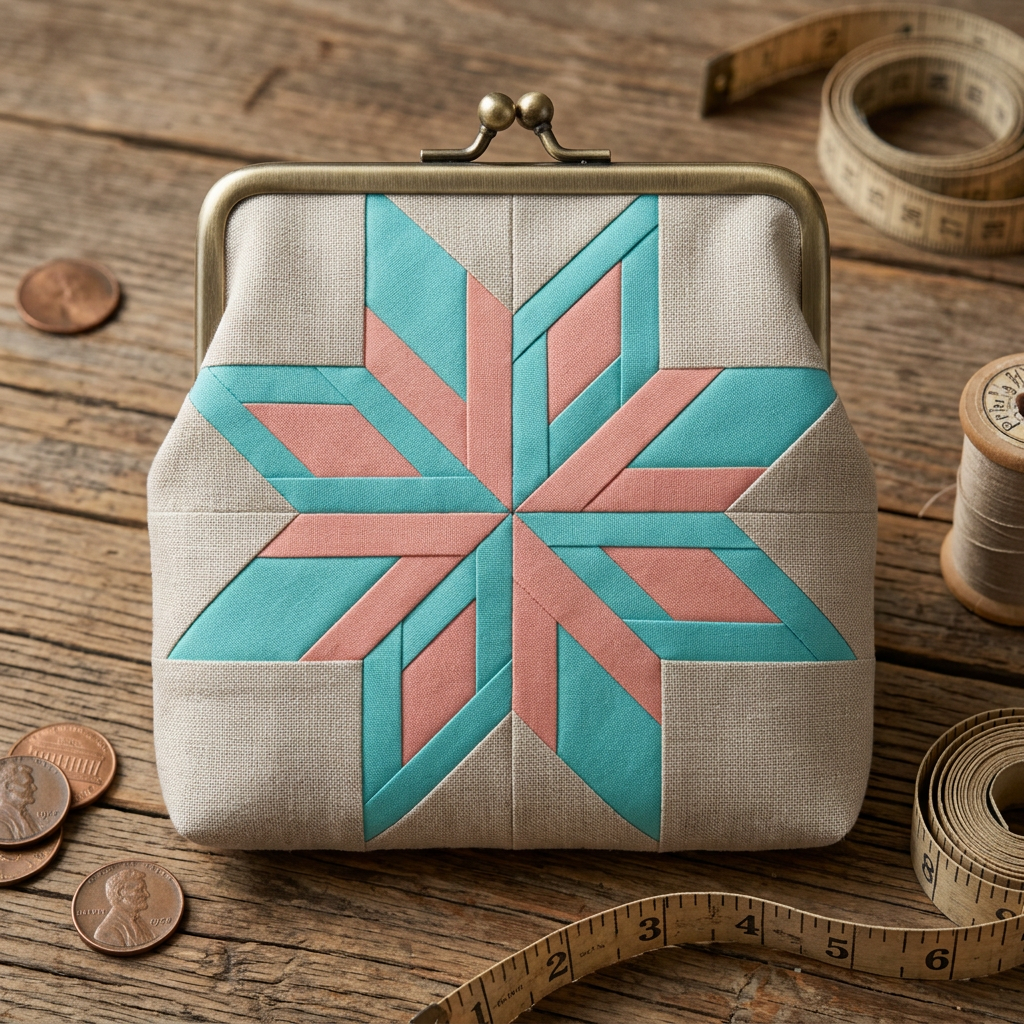 Axis Star FPP Quilt Block Pattern – PDF Download |6 Sizes Included