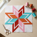 Echo Star FPP Quilt Block Pattern – PDF Download |6 Sizes Included